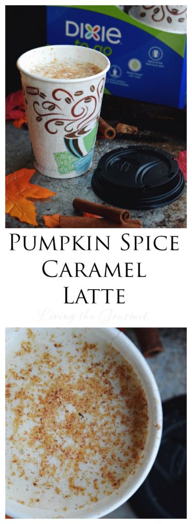 Living the Gourmet: Pumpkin Spice Caramel Latte | #CupForCrushingIt #ad