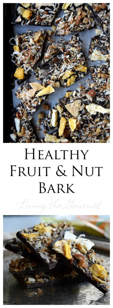 Living the Gourmet: Healthy Fruit and Nut Bark