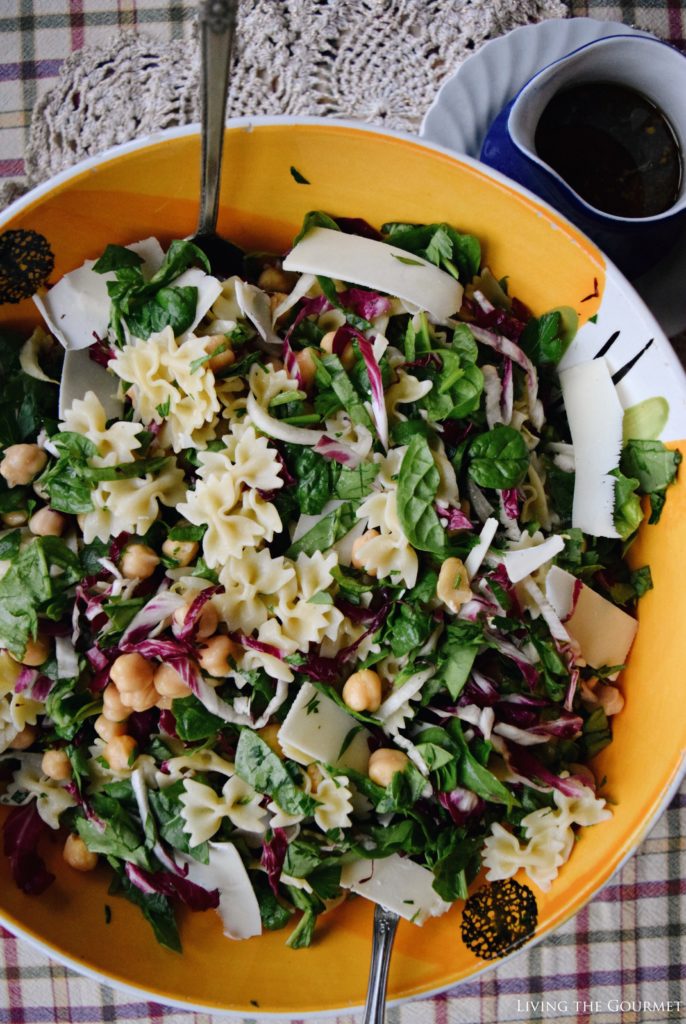 Living the Gourmet: Three Green Salad with Farfalle