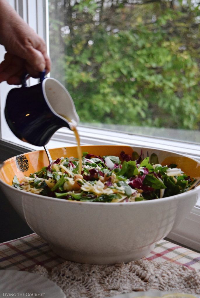 Living the Gourmet: Three Green Salad with Farfalle