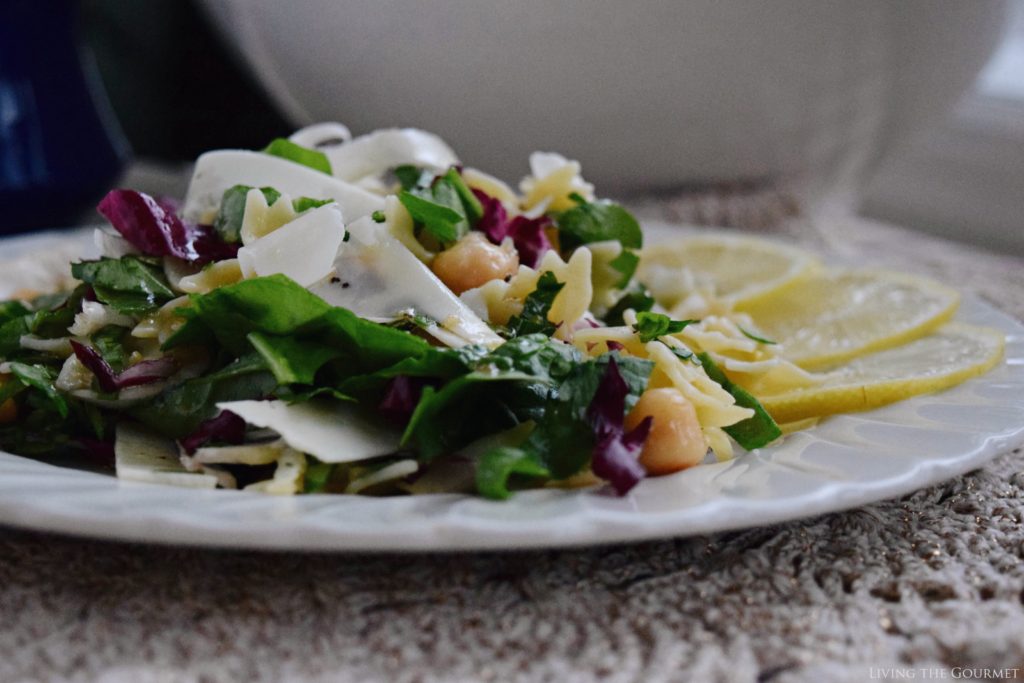 Living the Gourmet: Three Green Salad with Farfalle