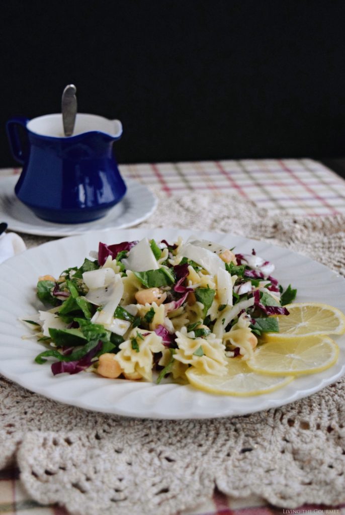 Living the Gourmet: Three Green Salad with Farfalle