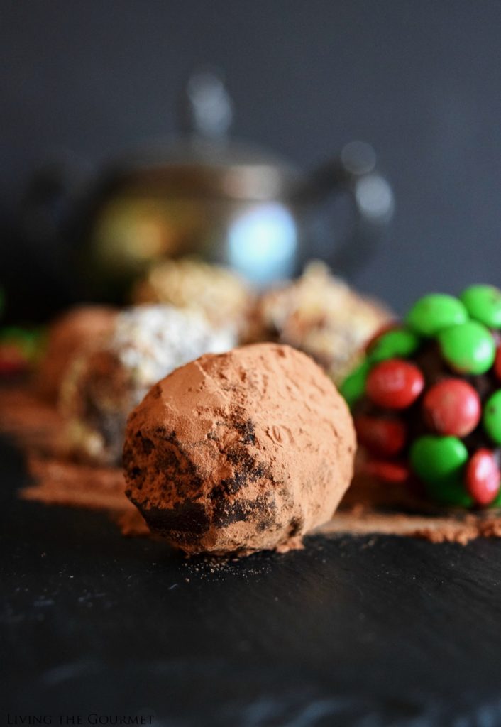 Living the Gourmet: Chocolate Holiday Truffles | #BakeInTheFun #SweetSquad #Ad