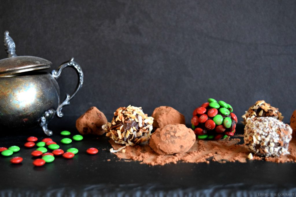 Living the Gourmet: Chocolate Holiday Truffles | #BakeInTheFun #SweetSquad #Ad