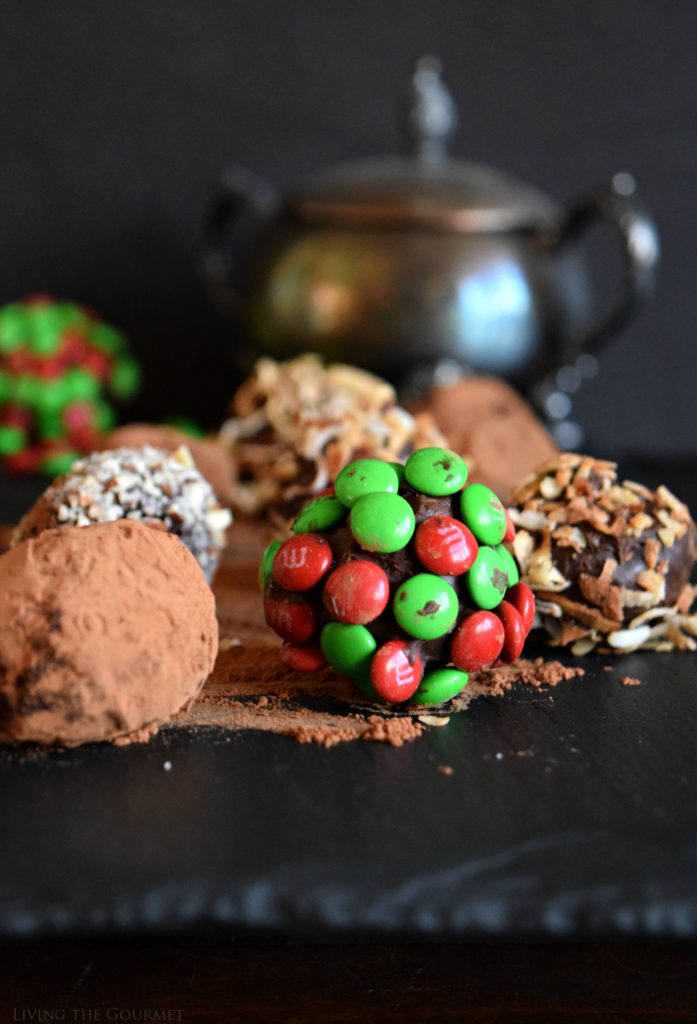 Living the Gourmet: Chocolate Holiday Truffles | #BakeInTheFun #SweetSquad #Ad