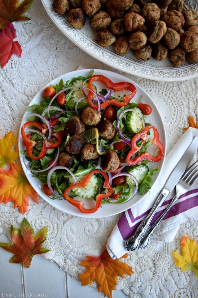 Living the Gourmet: Arugula Salad and Kicked Up Corn Muffins | #20MinutesToTasty #ad