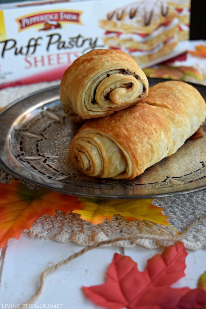 Living the Gourmet: Pain au Chocolat (with dried fruit and nuts) | #InspiredByPuff #Ad