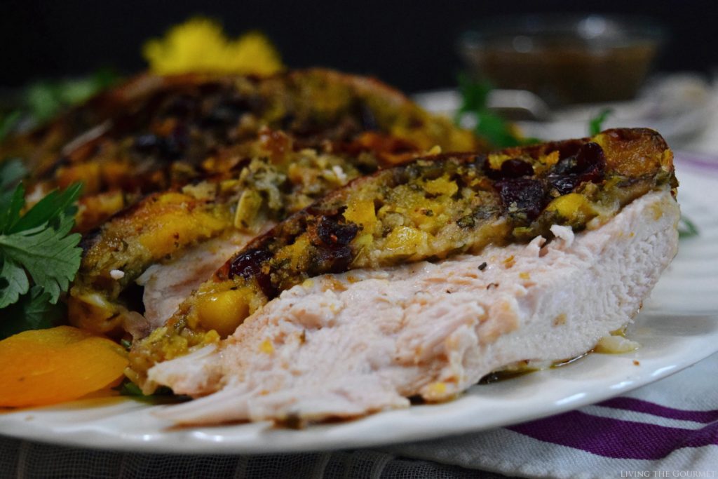 Living the Gourmet: Stuffed Turkey Breast