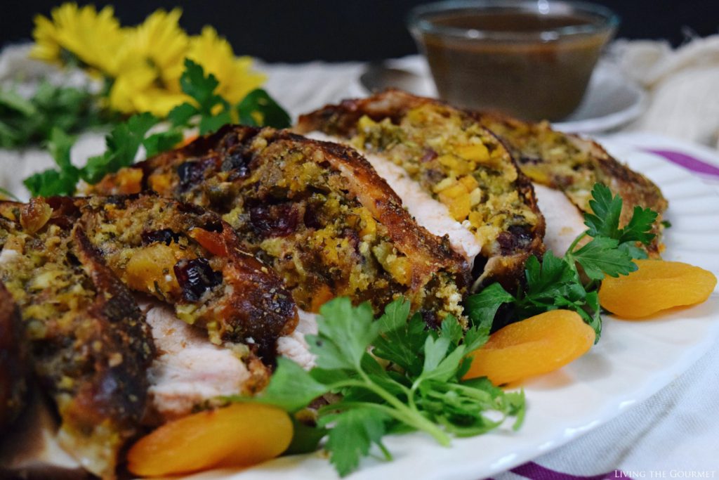 Living the Gourmet: Stuffed Turkey Breast