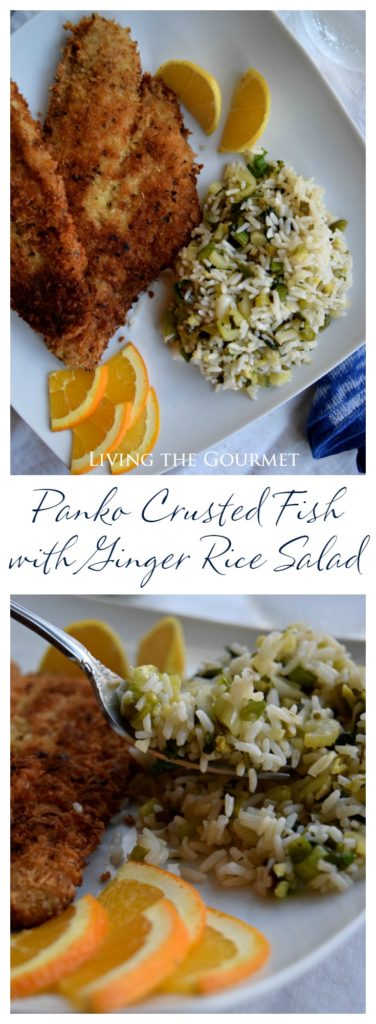 Living the Gourmet: Panko Crusted Fish with Ginger Rice Salad | SUCCESSfulHoliday AD