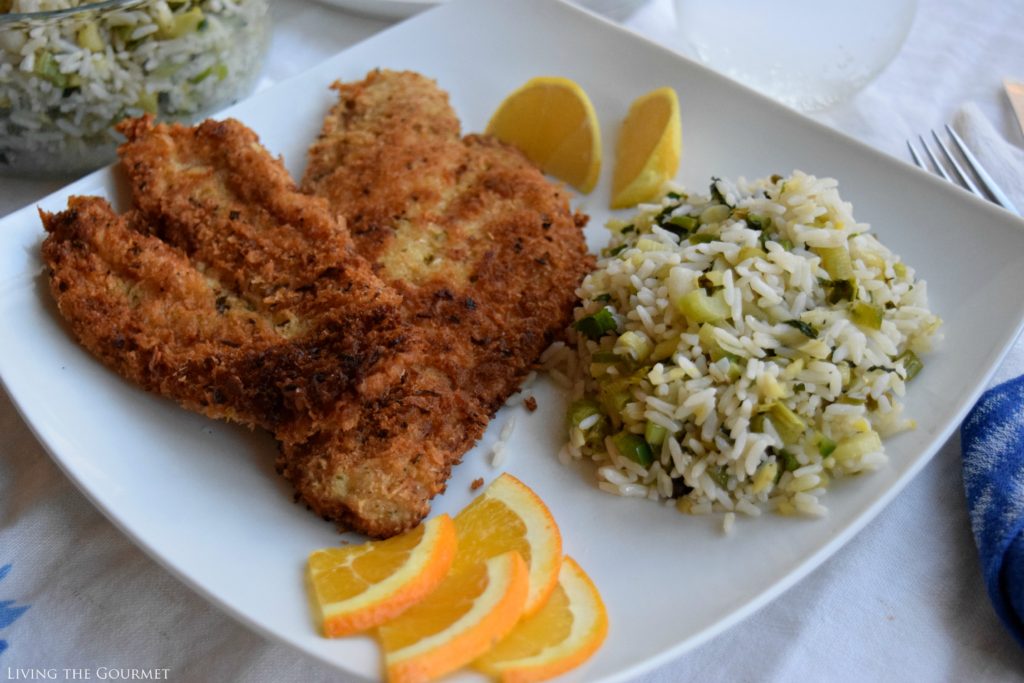 Living the Gourmet: Panko Crusted Fish with Ginger Rice Salad | SUCCESSfulHoliday AD