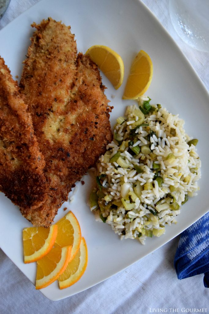 Living the Gourmet: Panko Crusted Fish with Ginger Rice Salad | SUCCESSfulHoliday AD