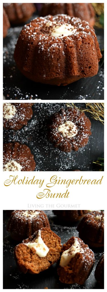 Living the Gourmet: Holiday Gingerbread Bundt | #BundtBakers