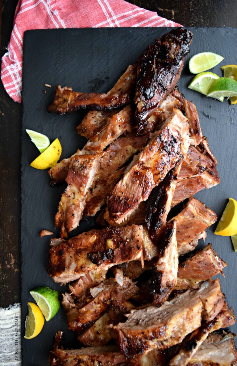 7UP Citrus Ribs (Party Ribs) - Living The Gourmet