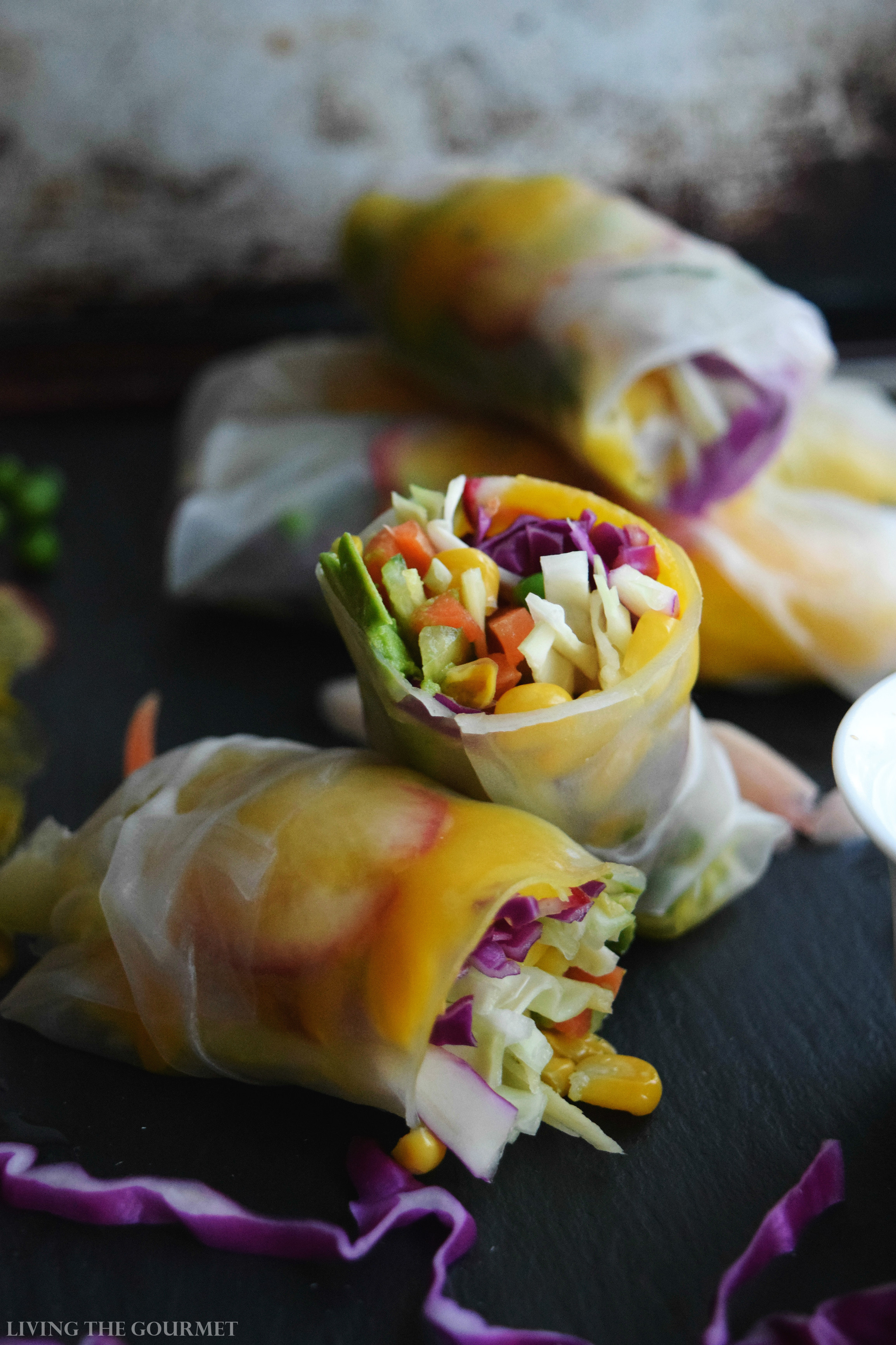 Vegetable Spring Rolls - Living The Gourmet