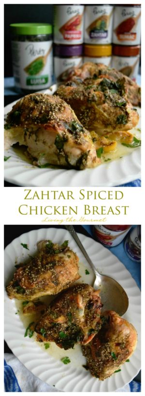 Zahtar Spiced Chicken Breast - Living The Gourmet