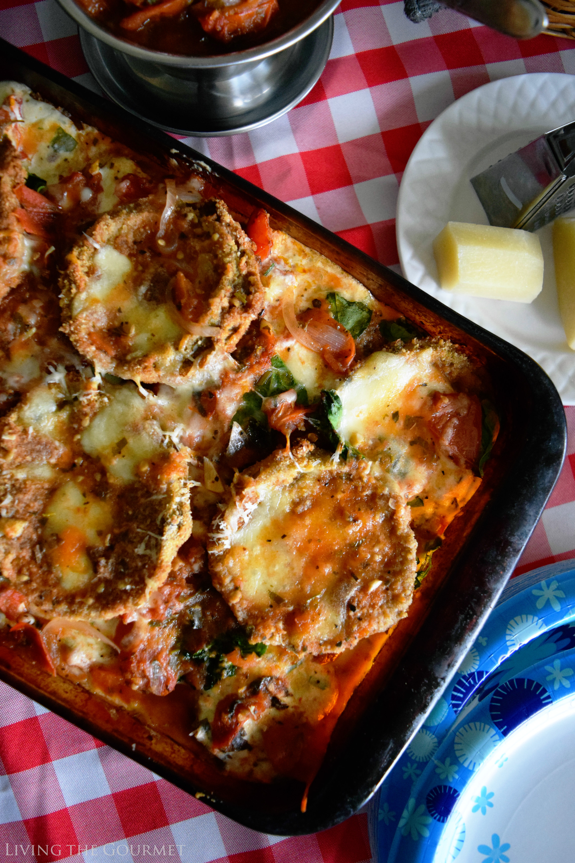 Eggplant Parmesan And An Italian Picnic Living The Gourmet