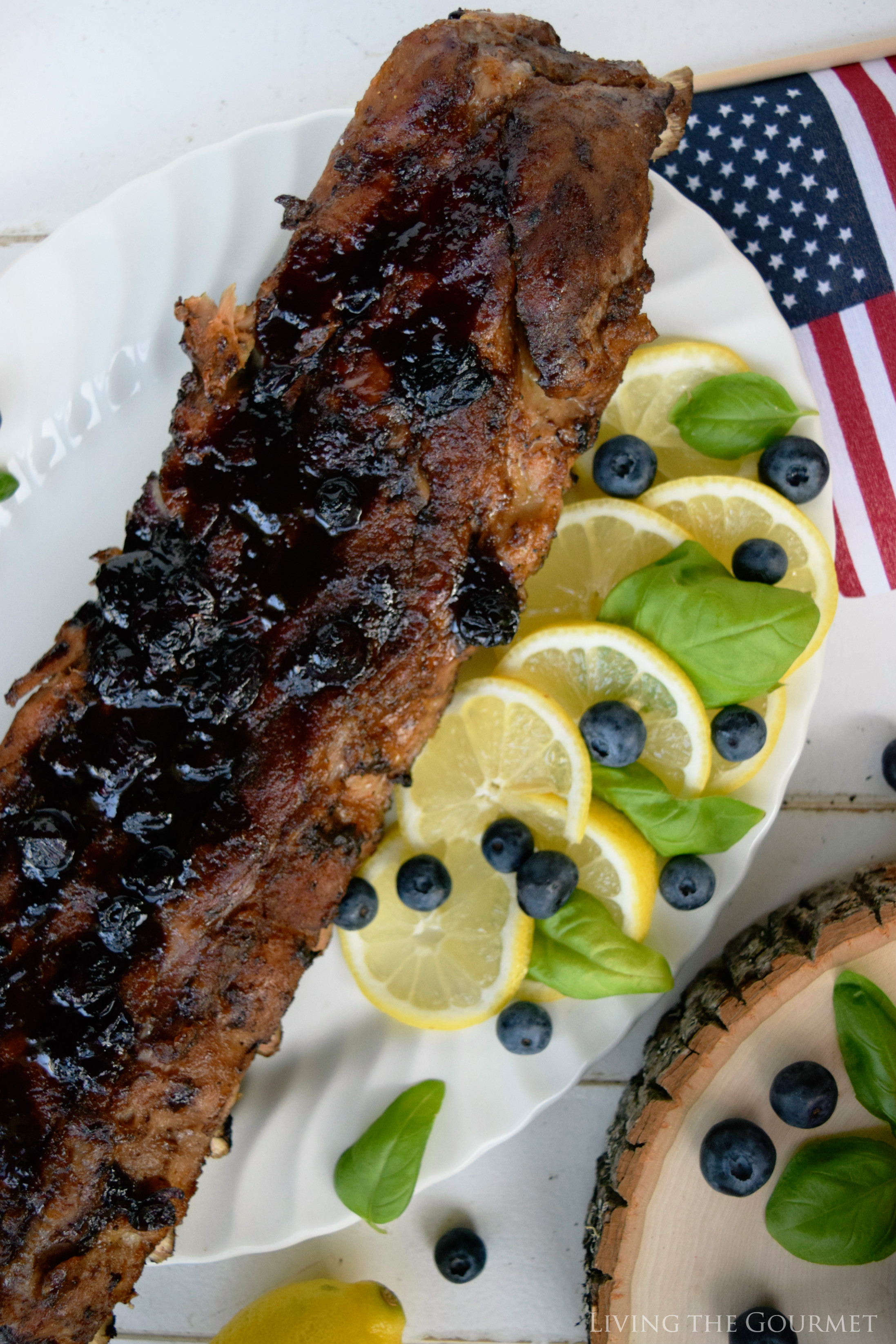 Living the Gourmet: Blueberry Spareribs - Kick up your summer grilling ...
