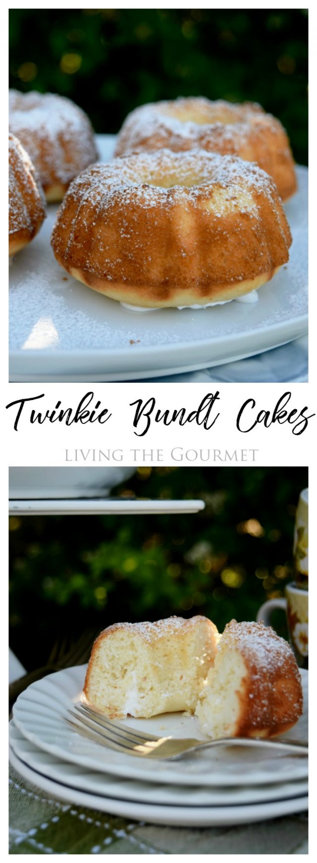 Twinkie Bundt Cakes - #BundtBakers - Living The Gourmet