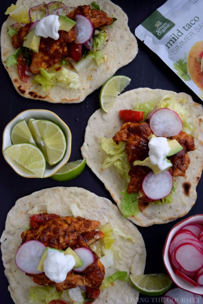 Living the Gourmet Give your typical tacos a refresh with warm