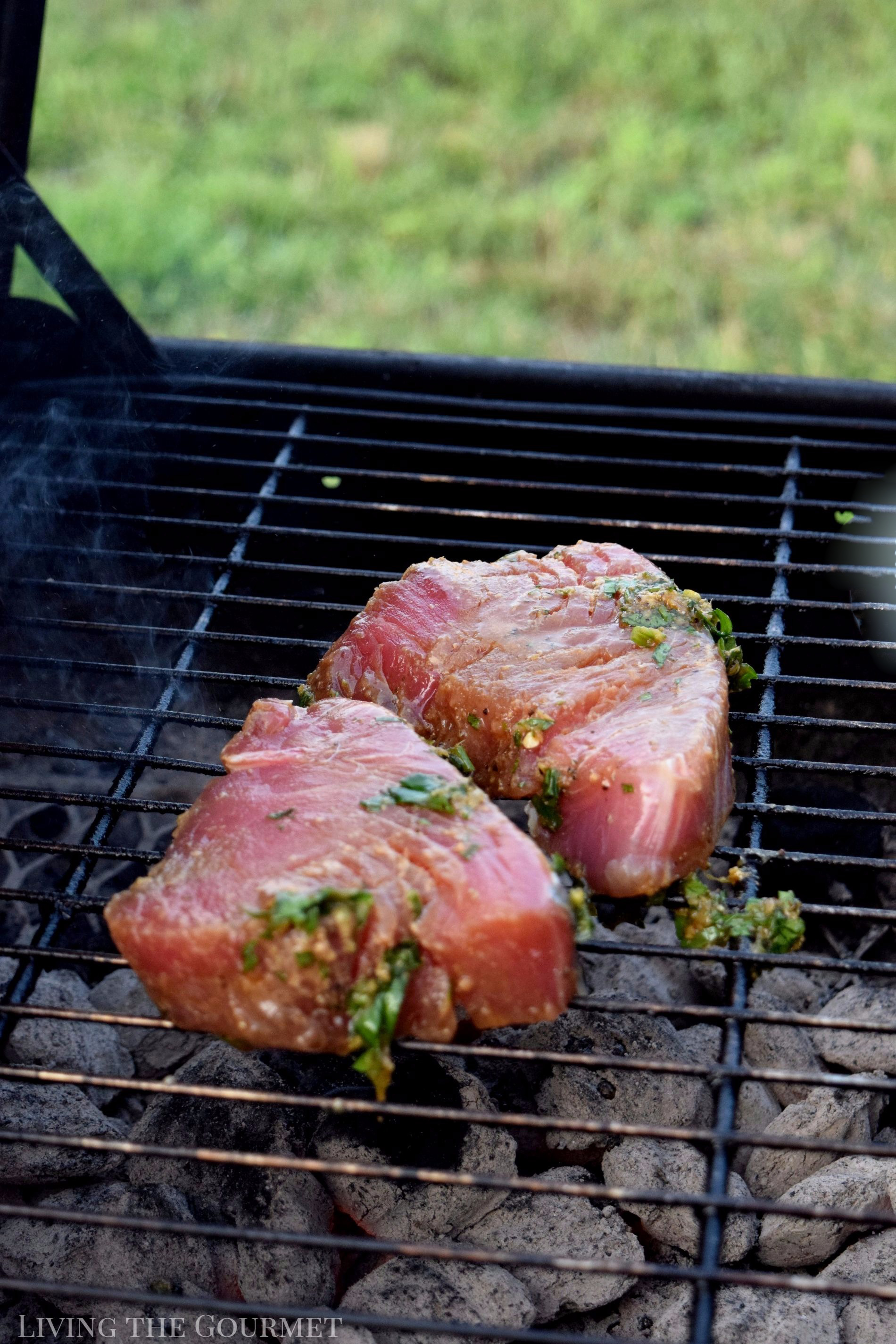 Soy Grilled Tuna Steaks Living The Gourmet,Sweet Potato Vegan Burger Recipe