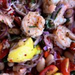 Living the Gourmet: This Summer Shrimp Salad is a cool, refreshing recipe for those hot summer nights that call for something easy!