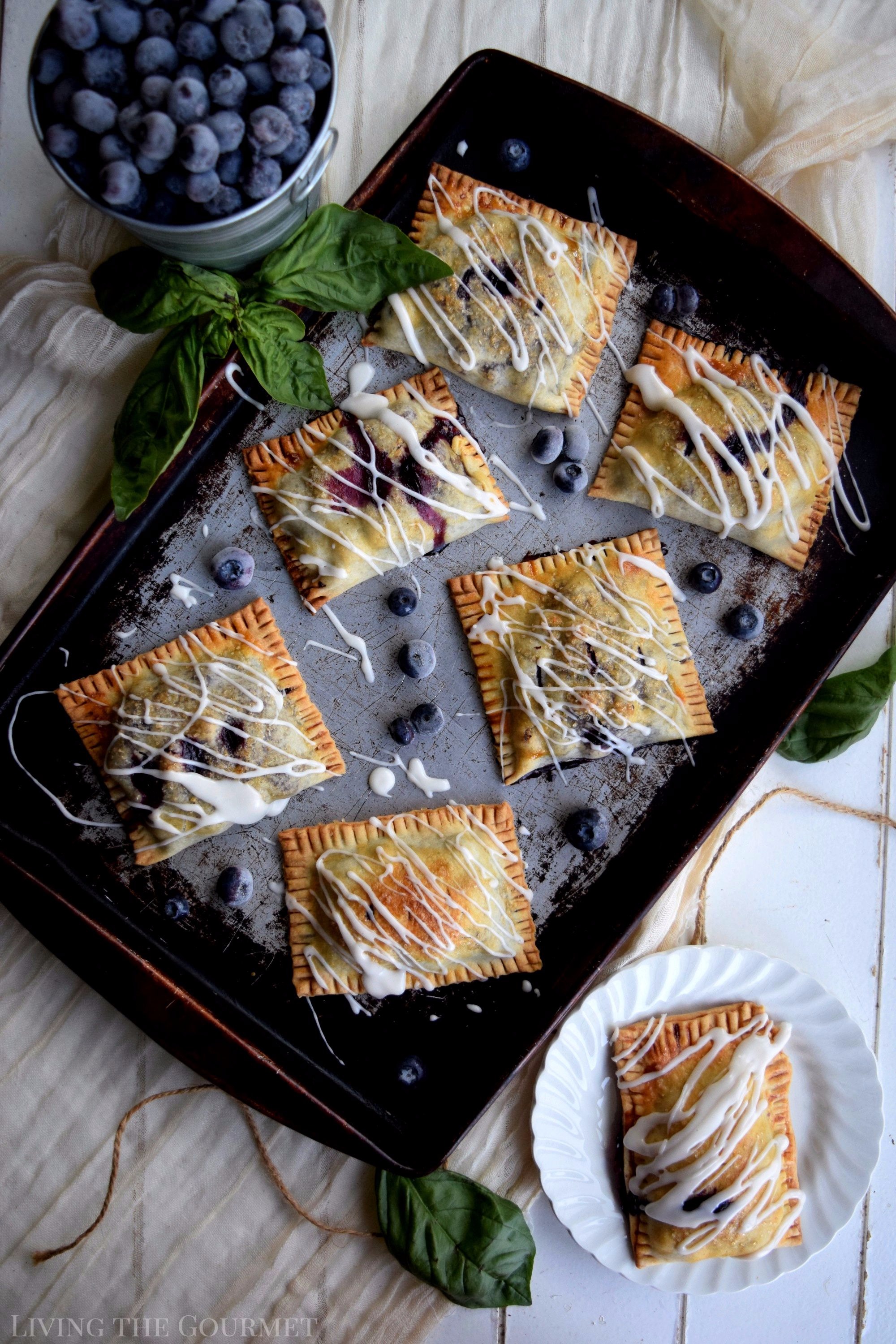 Blueberry Basil Hand Pies