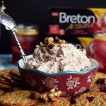 Living the Gourmet: This Cranberry, Walnut and Honey Spread is a perfect send off to summer. It is a light, delicious spread that evokes the flavors of the Fall season. #BetterWithBreton #ad