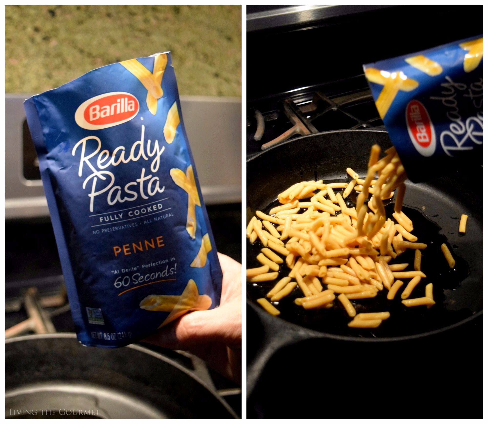 Make the most of the end of season harvest with this Fresh Garden Sauce served along side Barilla Ready Pasta for a simple, delicious meal. #ReadyPasta #ad