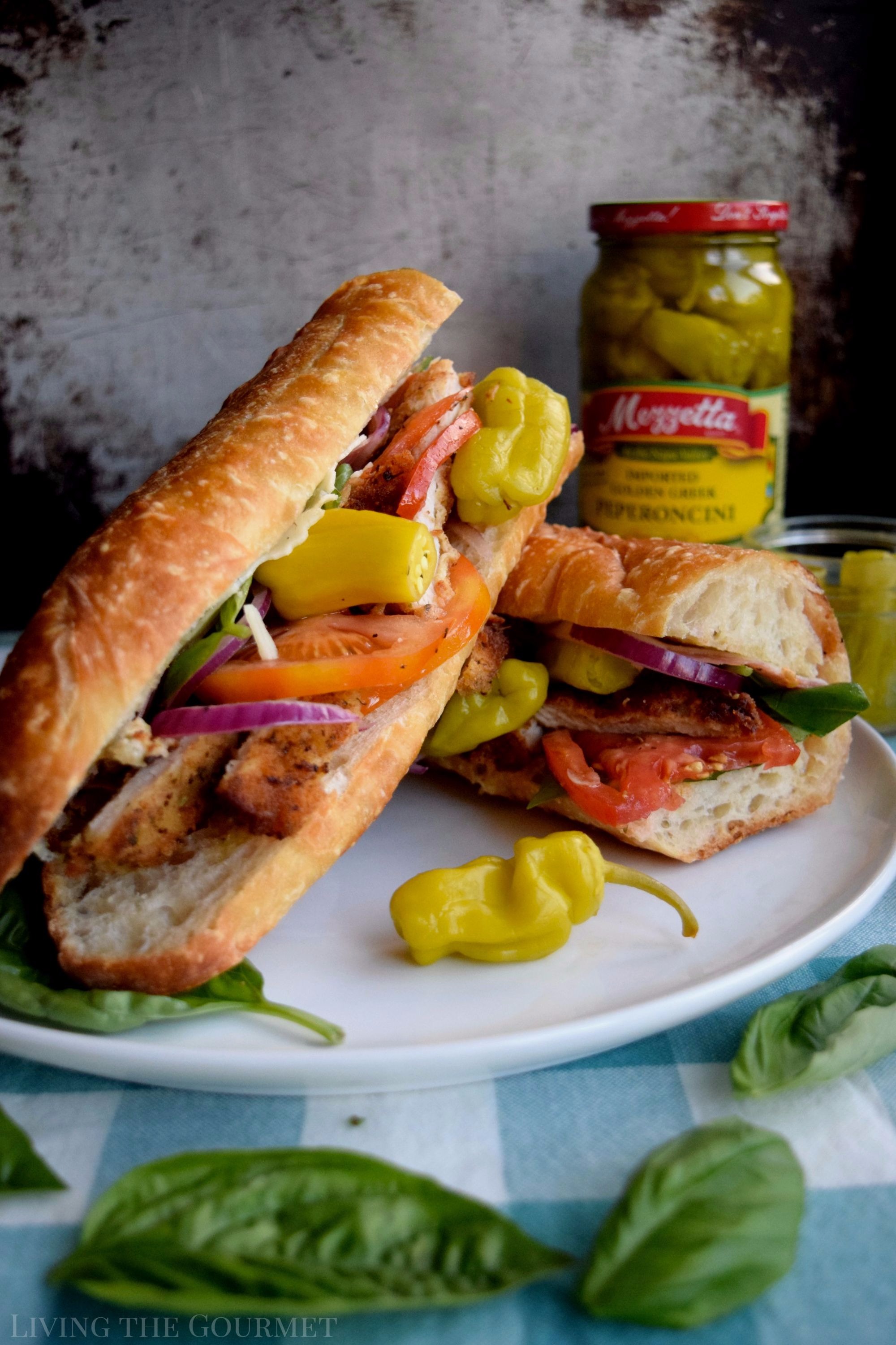 Italian Peperoncini Sub Sandwiches - Living The Gourmet