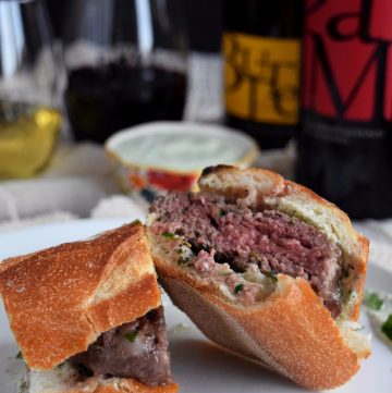 Living the Gourmet: Give summer a proper send off with these juicy Lamb Burgers paired alongside a glass of JaM Cellars | #JaMwinetime #ad