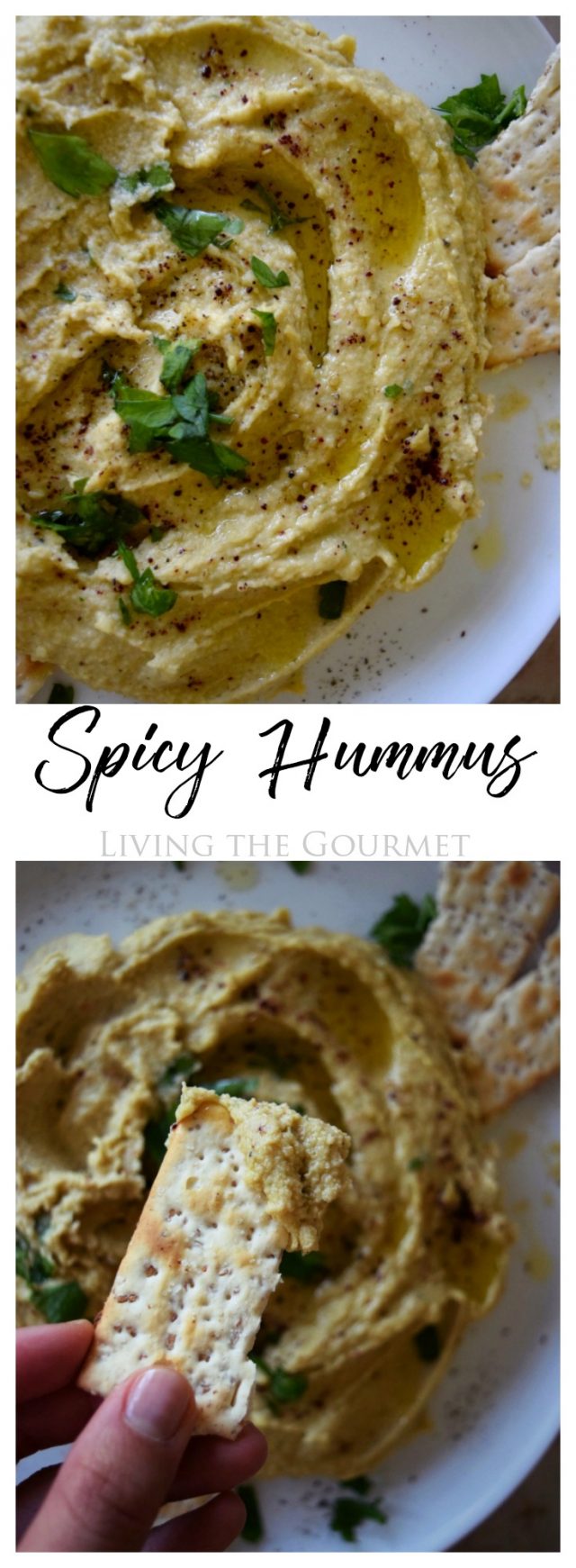 Spicy Hummus - Living The Gourmet