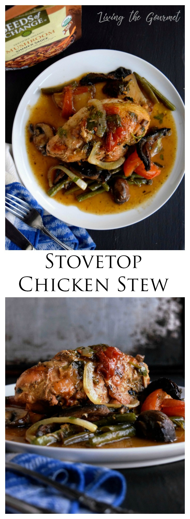 Nothing soothes the soul like chicken stew, and this simple stovetop recipe will become a seasonal staple in your home. Thanks to the new Seeds of Change Simmering Sauces, gourmet-style family dinners are only a few ingredients away!