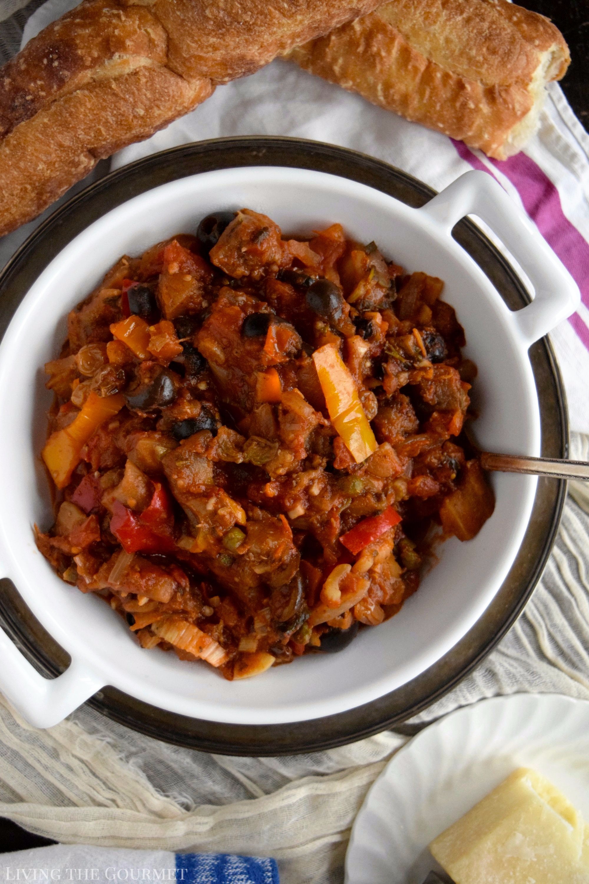 Oven Baked Caponata - Living The Gourmet