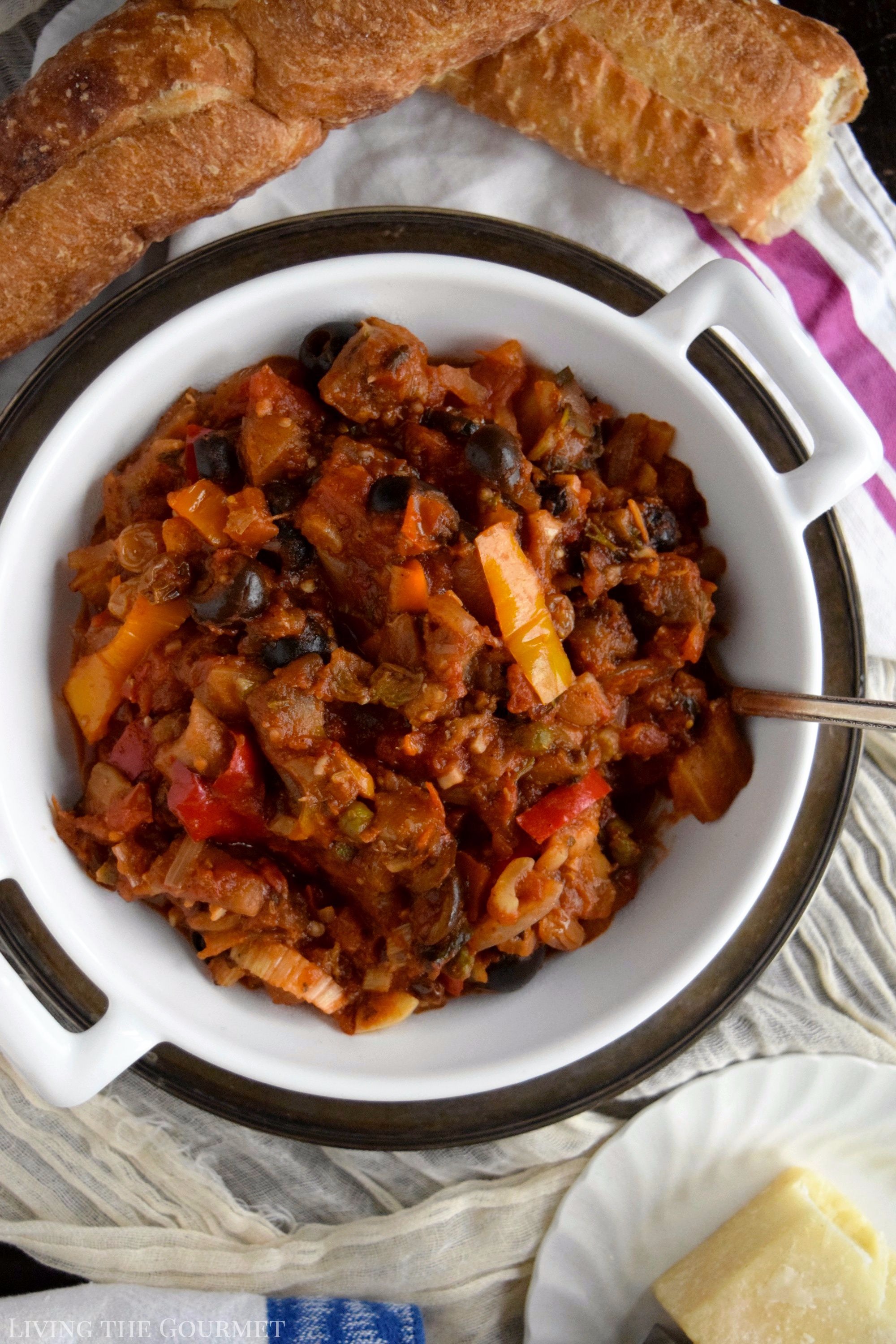 Oven Baked Caponata - Living The Gourmet