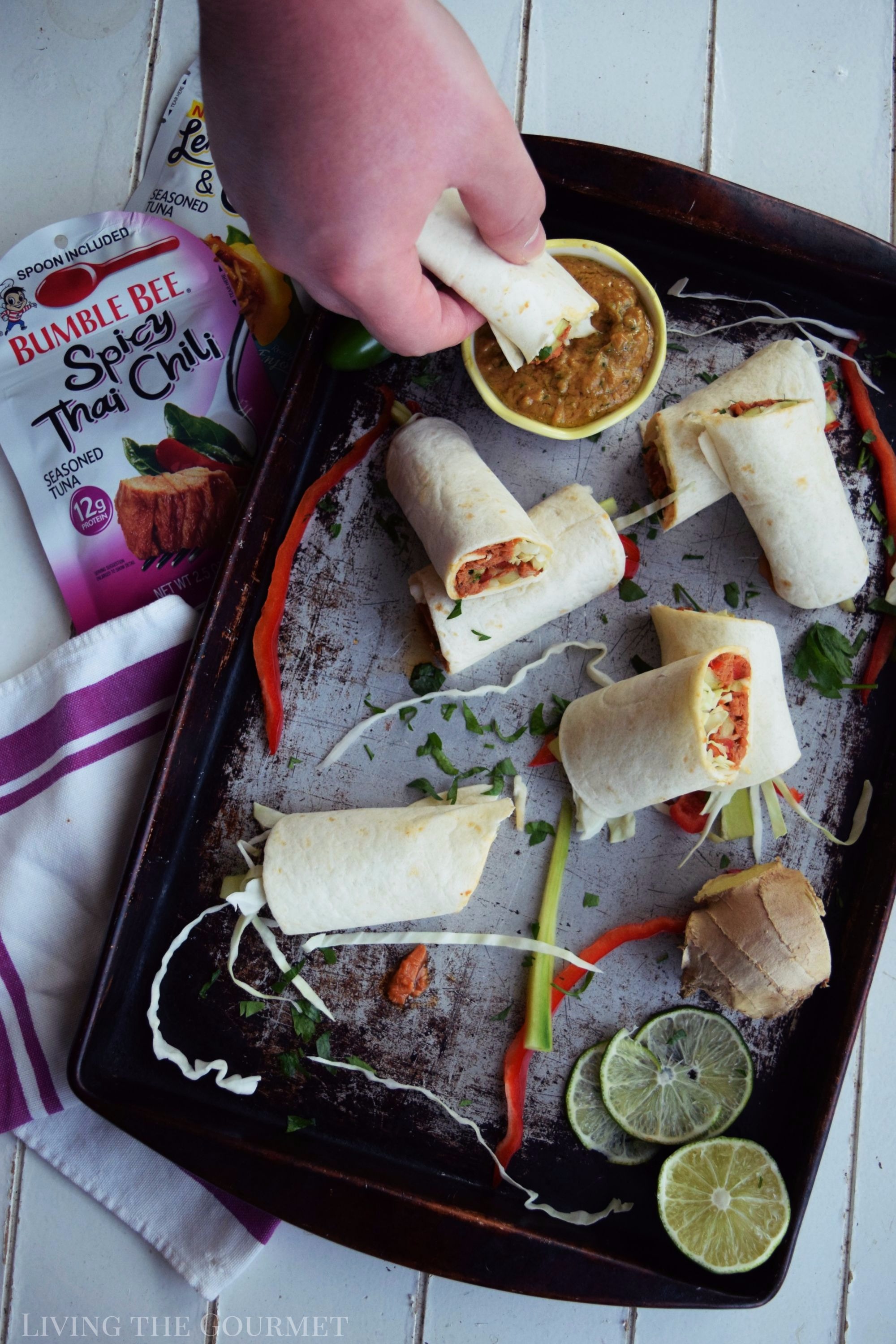 Whether you're on the go or looking for something simple and satisfying, these Spicy Thai Tuna Wraps are sure to hit the spot!