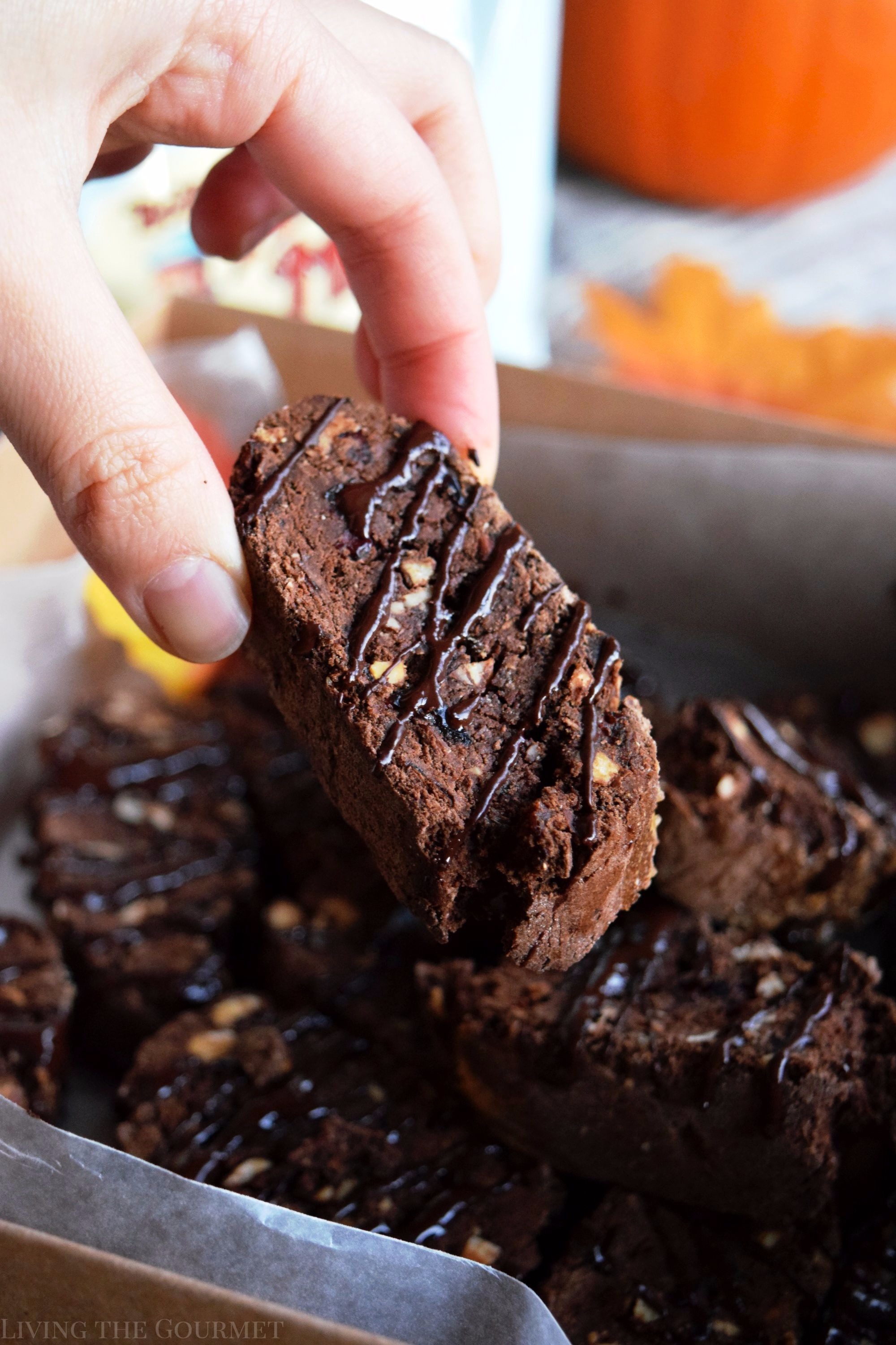 Gluten Free Chocolate Cranberry And Almond Biscotti Living The Gourmet