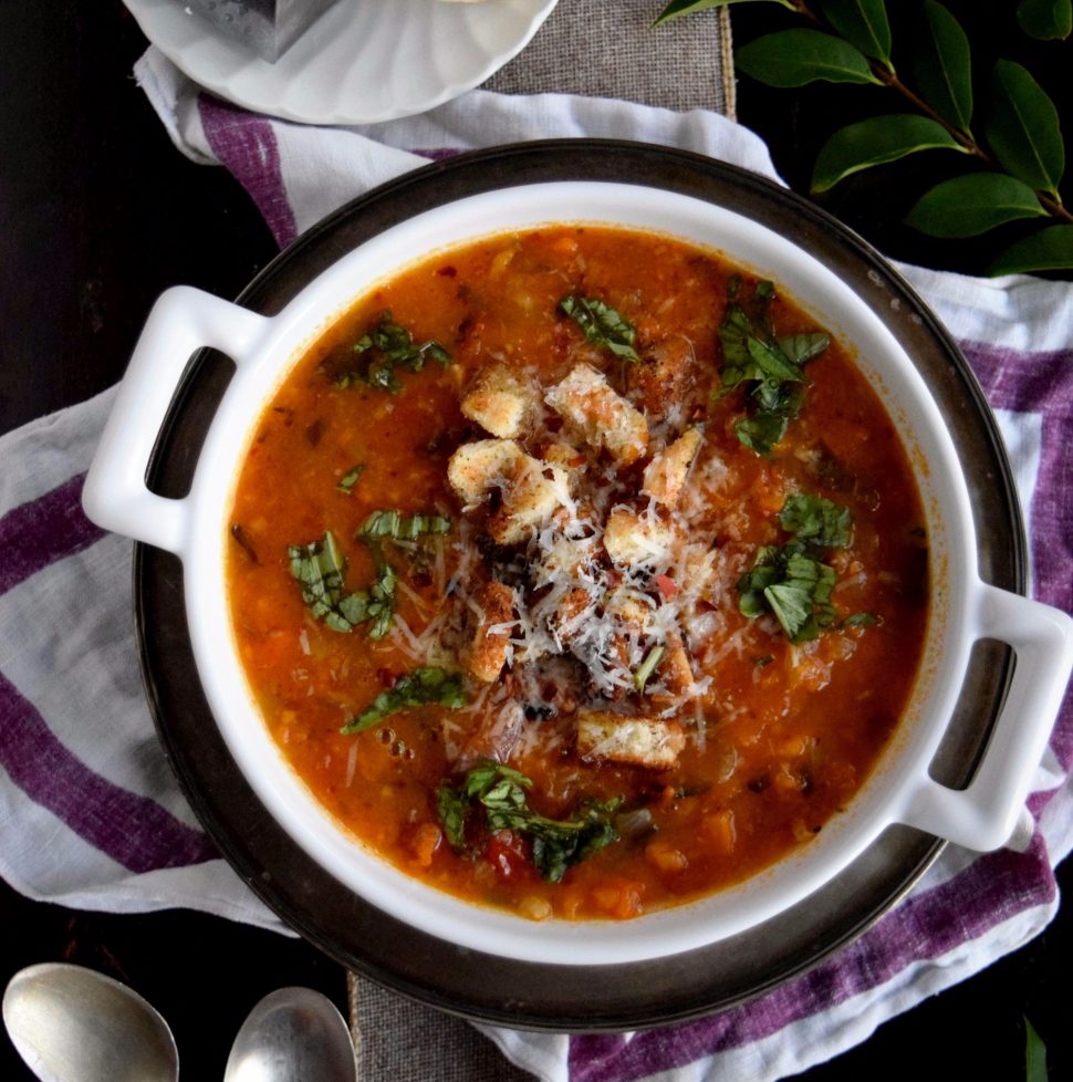 Yam and Tomato Soup - Living The Gourmet