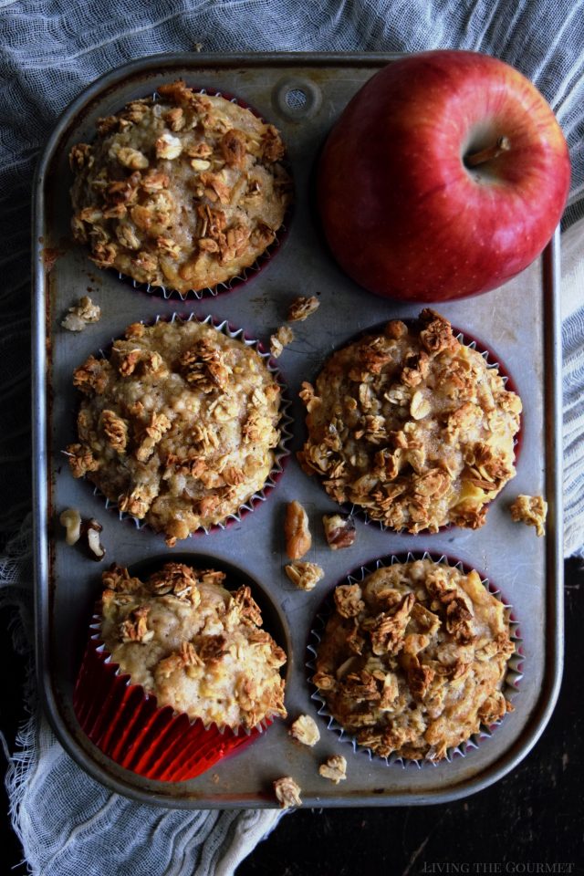 Apple Granola Muffins Living The Gourmet