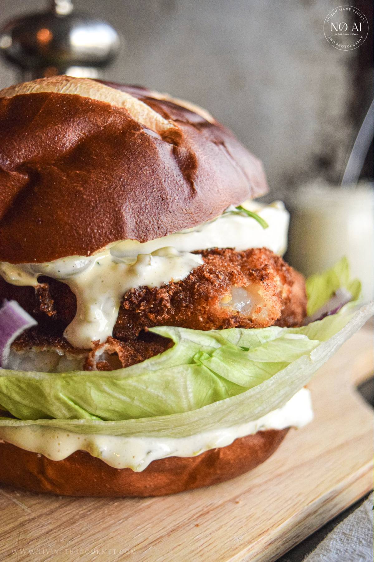 Flounder Fillet Sandwiches