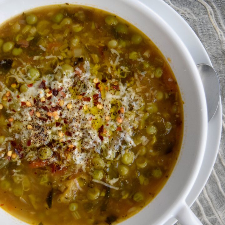 Tomato and Pea Soup Living The Gourmet