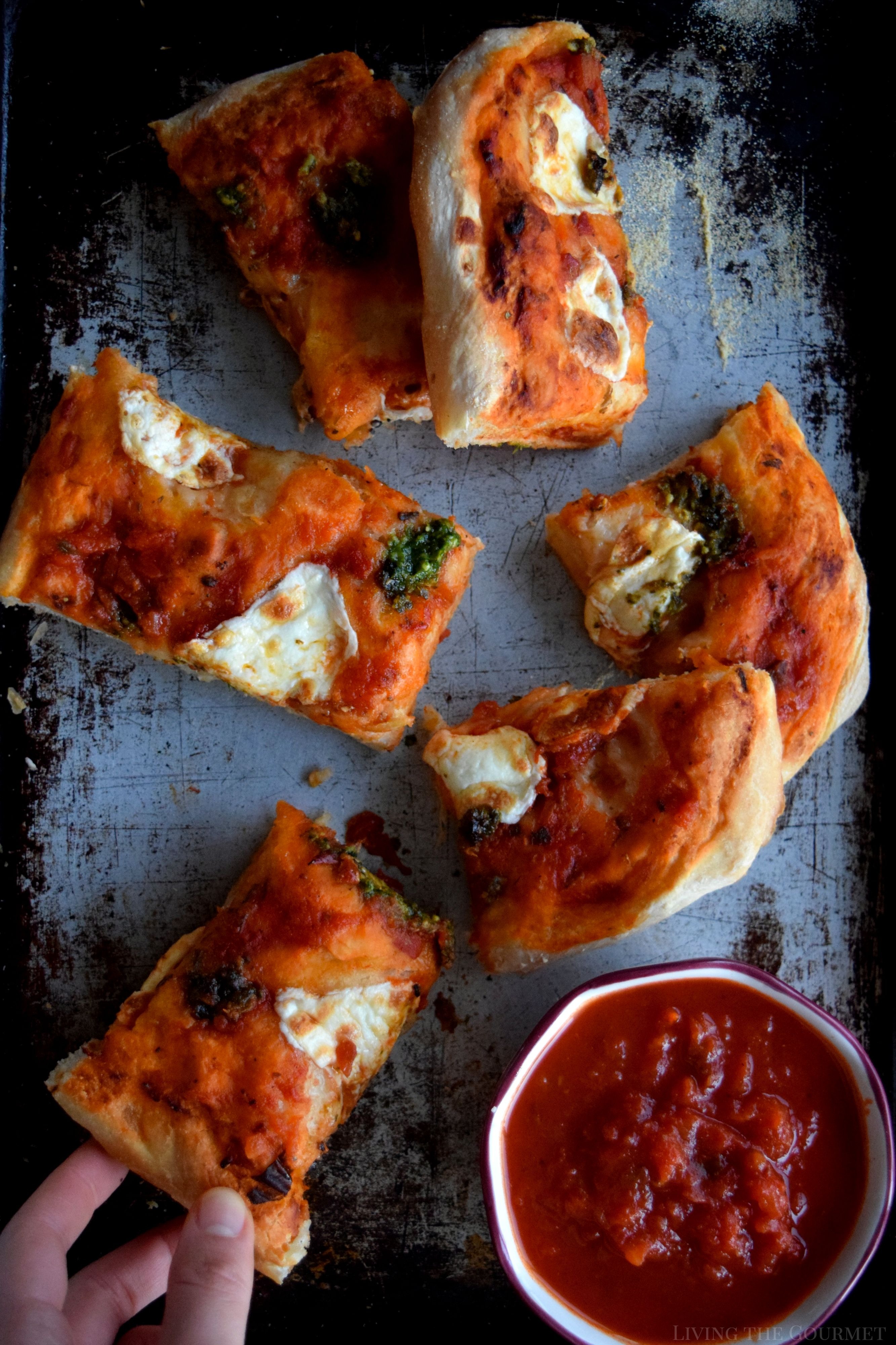 Sicilian Pizza - Living The Gourmet