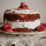 Butter Cake with Citrus Rum Syrup and White Chocolate Mascarpone Frosting