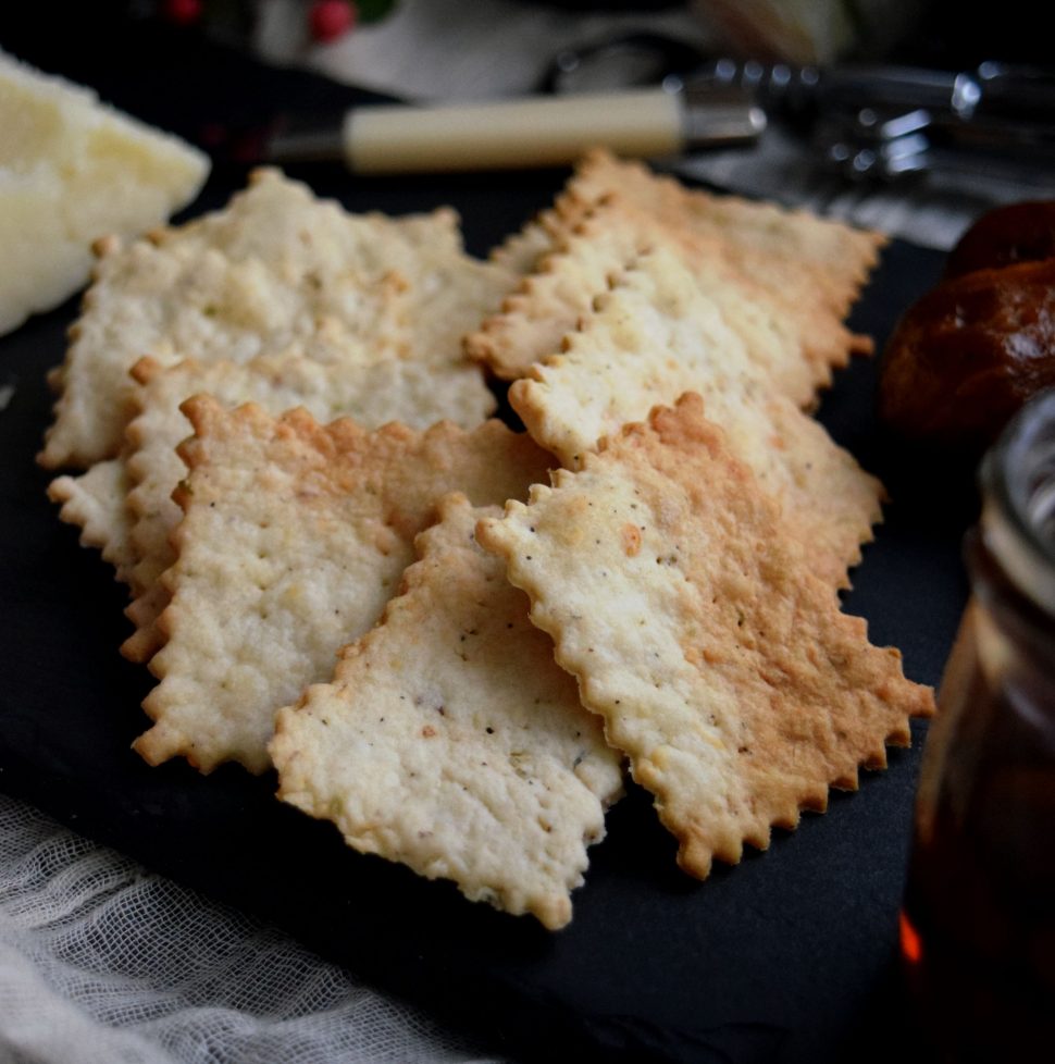 Spiced Wine and Cheese Crackers Living The Gourmet