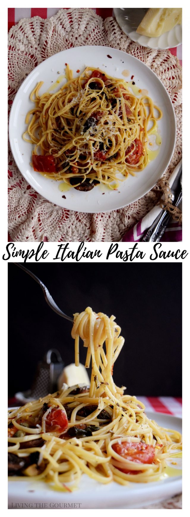 Simple Italian Pasta Sauce - Living The Gourmet