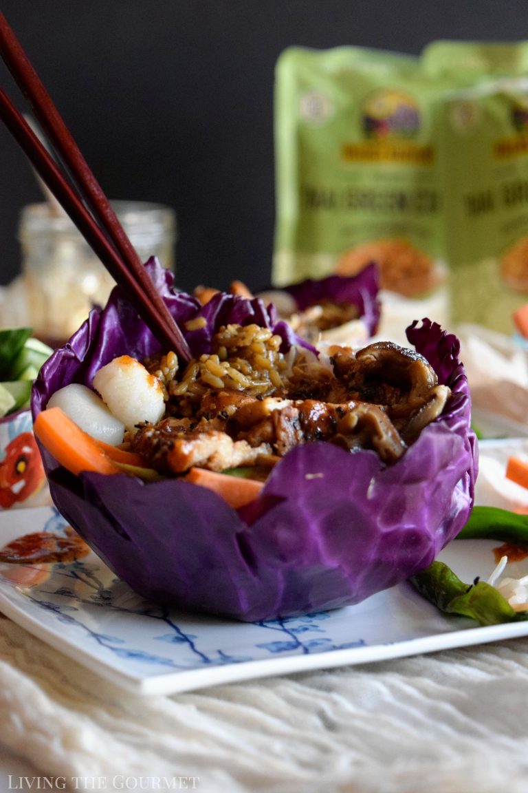 Asian Salad Rice Bowls Living The Gourmet