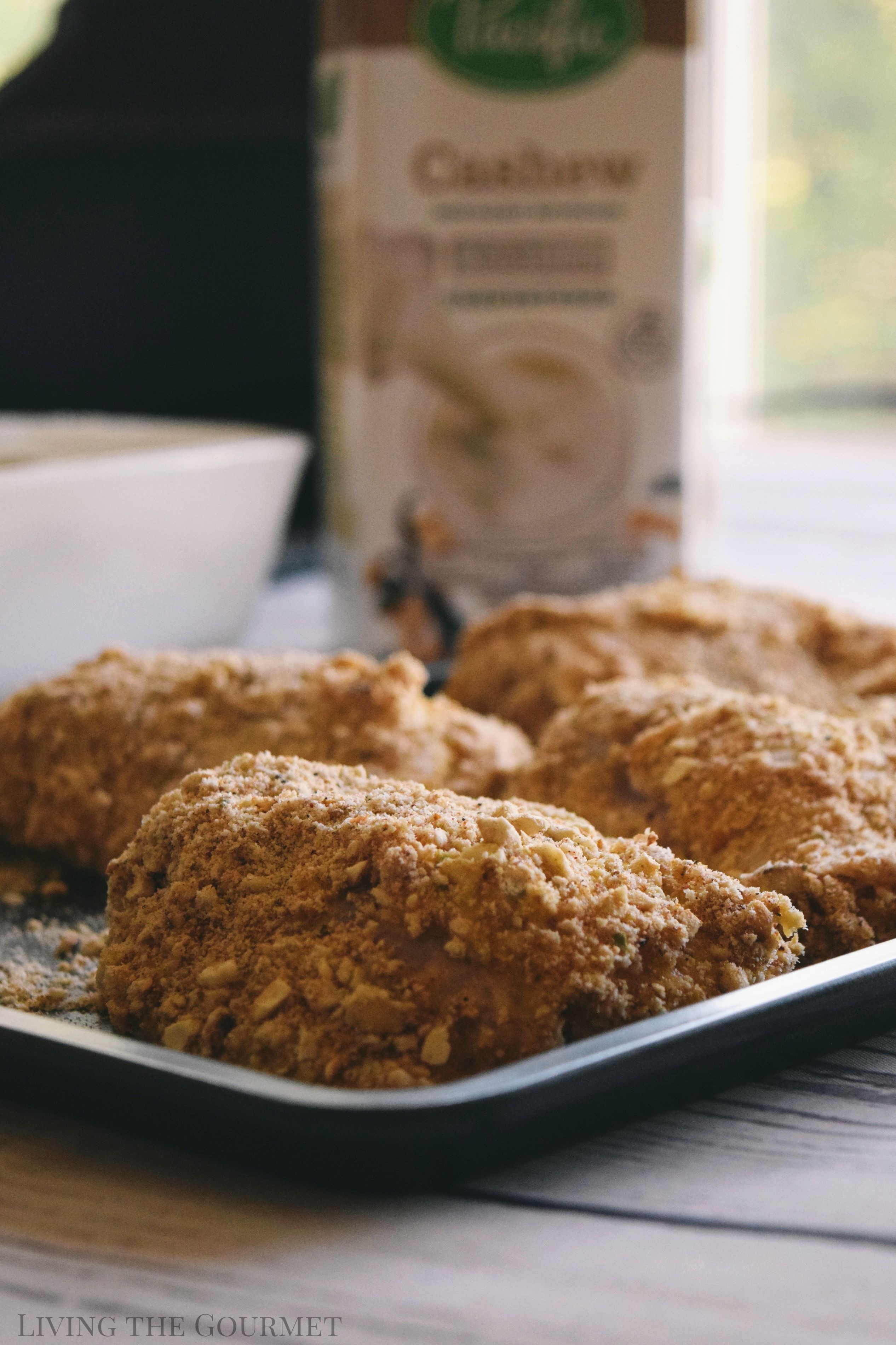 Cashew Crusted Chicken & Gravy Living The Gourmet