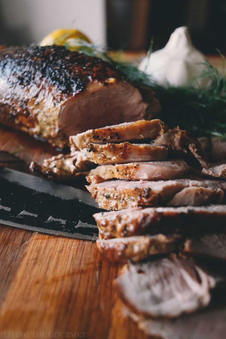 Roasted Garlic & Cracked Black Pepper Fresh Pork Tenderloin with Fennel