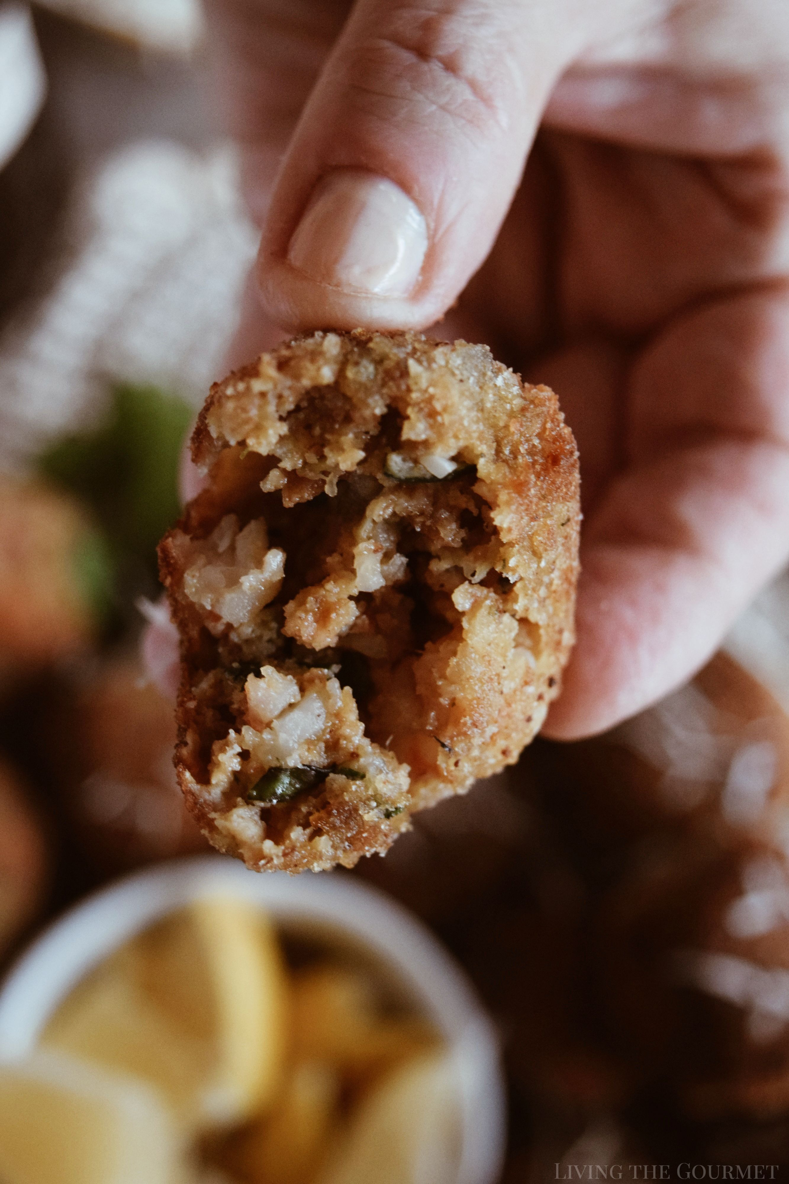 Italian Fried Shrimp Balls - Living The Gourmet