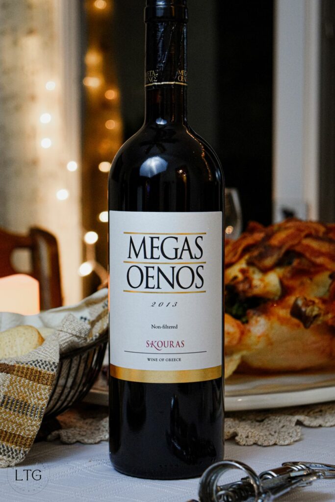 Bacon-Wrapped Herbed Turkey with Greek Wine Pairings for Thanksgiving